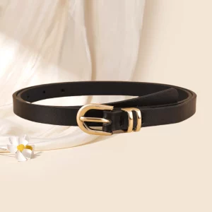 Women Simple Fashionable Versatile Decorative Waist Belt With U-Shaped Buckle