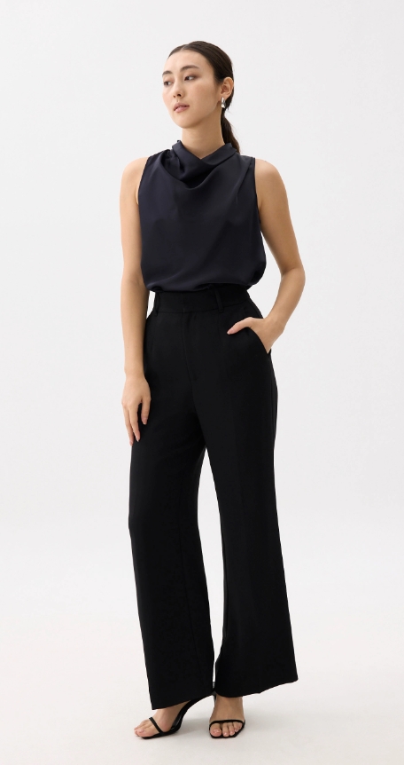 High Cowl Neck Top - Image 4