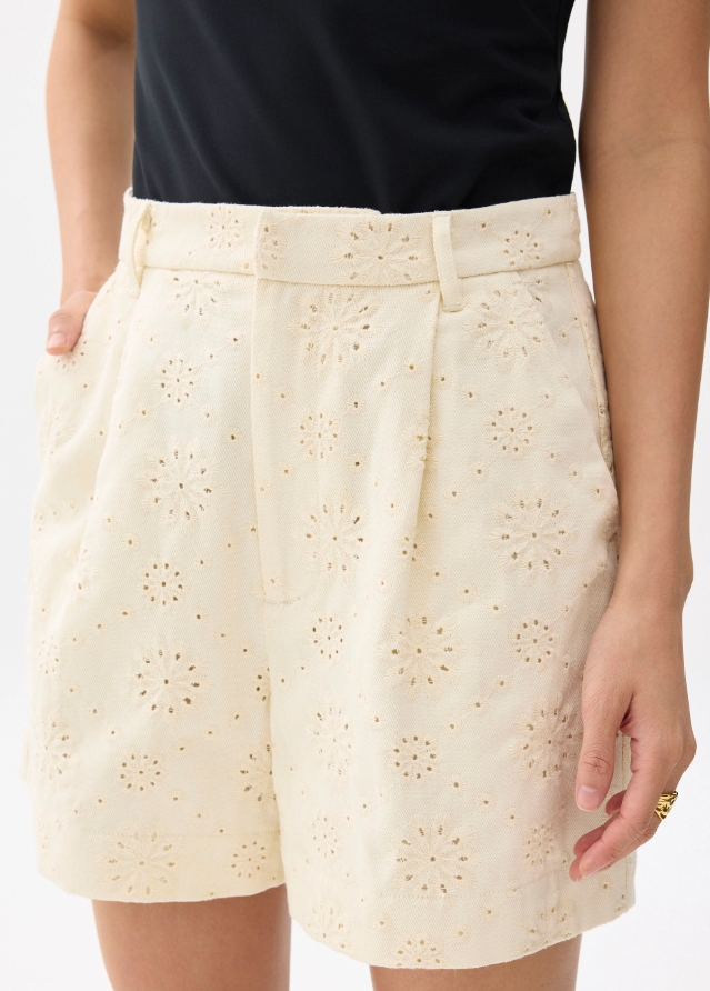 High Waist Tailored Shorts - Image 4