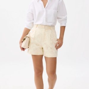 High Waist Tailored Shorts