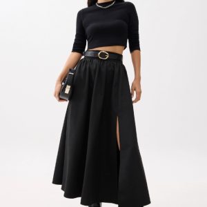 Flare Maxi Skirt
